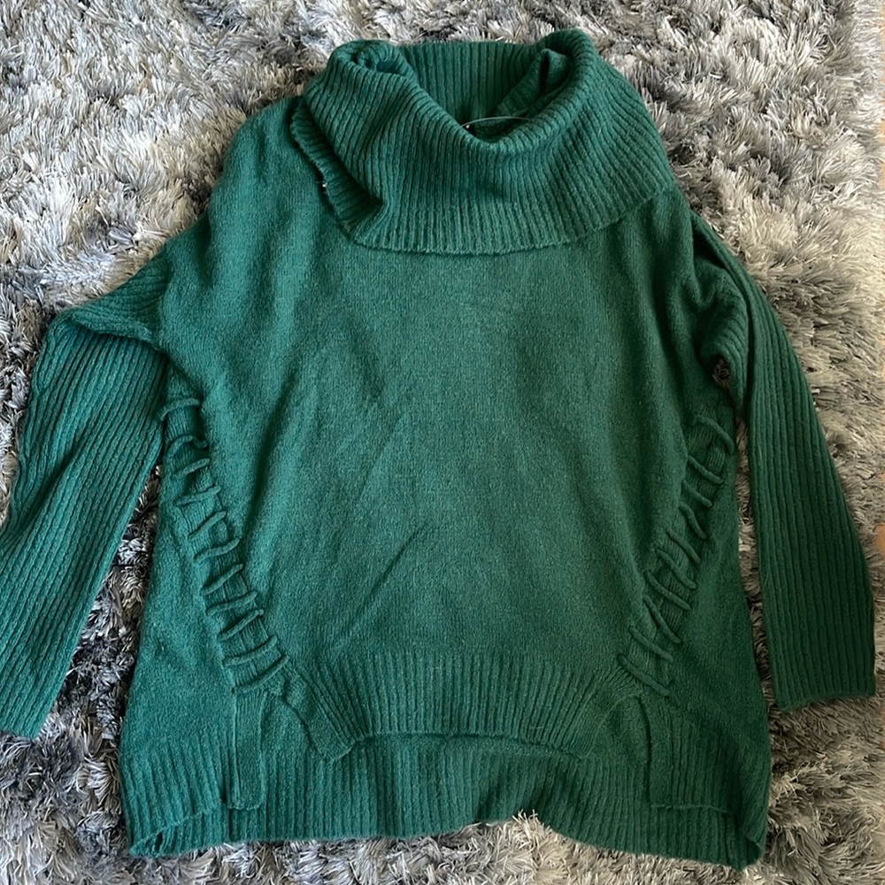 Green Questions Sweater size Medium